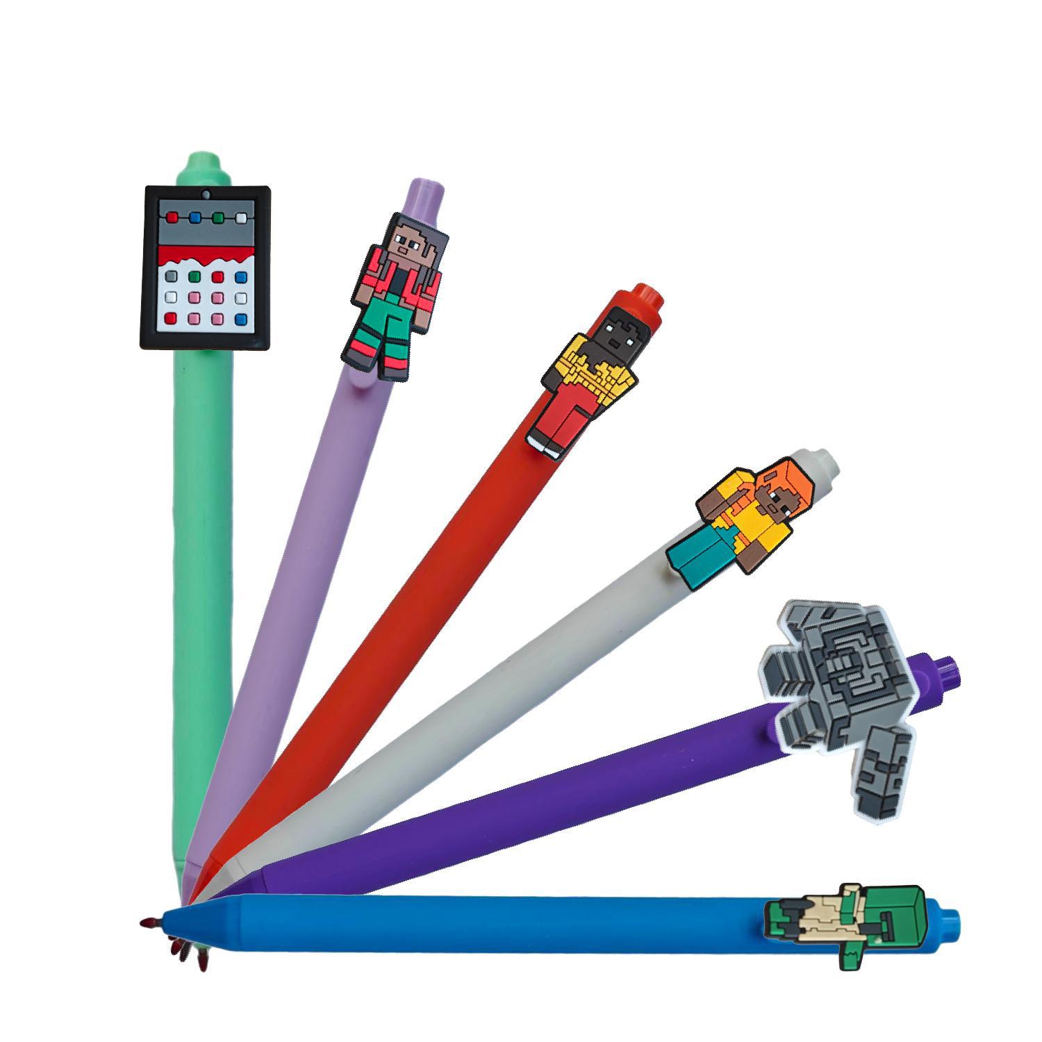 New World series push-button colored cross-border e-commerce pen barrels cute stationery office