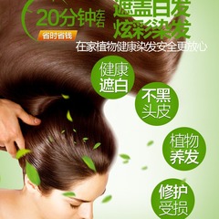 昊尊洗出彩500ml自助染護網紅植物綠色柔順護理液洗染水染髮劑