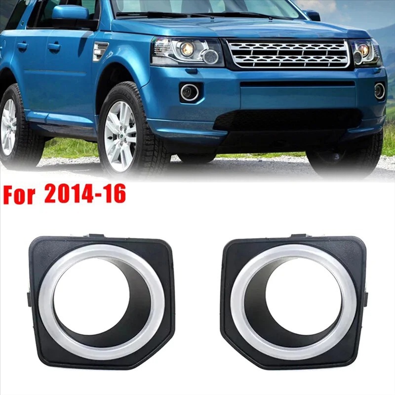 Aplicable a Land Rover Discovery 4 parachoques delantero, lámpara de niebla, cubierta de marco galvanizado, accesorios de automóviles image 1