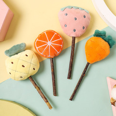 木質逗貓棒貓咪自嗨玩具耐抓咬木天蓼貓咪磨牙清潔牙齒棒寵物用品