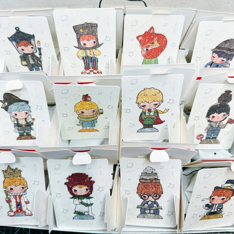 POPMART Hirono Ono Little Prince Serie de marca compartida Caja ciega de mano Decoración de juguetes de moda