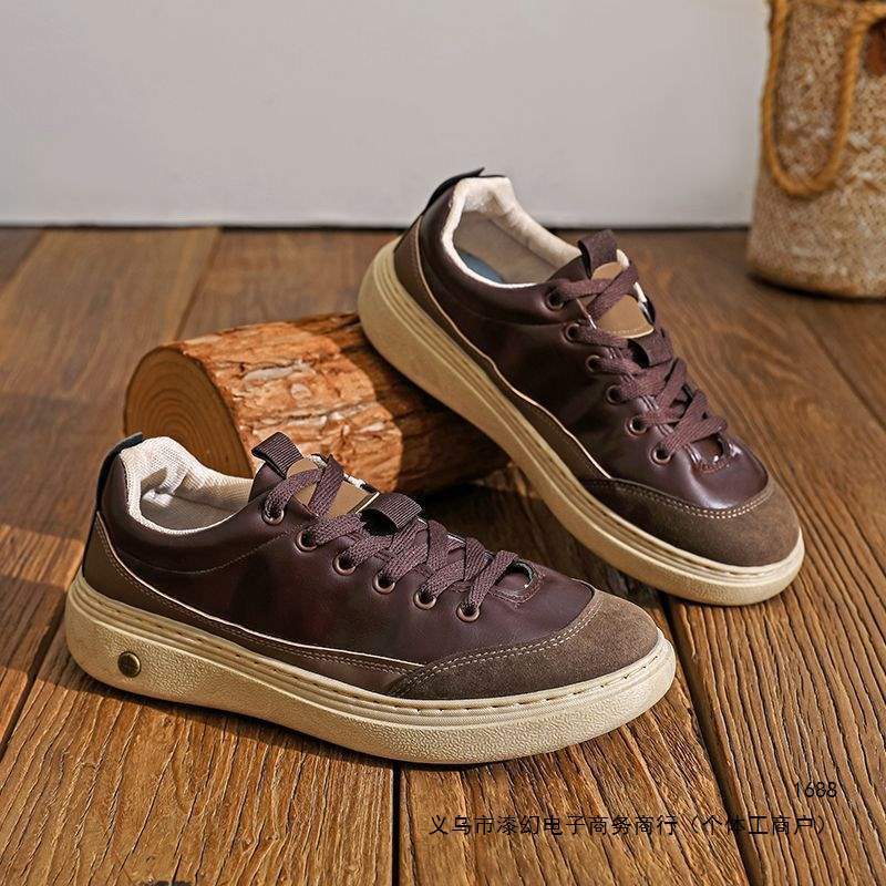 Men's shoes 2026 new casual shoes autumn fashion breathable comfortable trendy thick-soled men's casual sneakers authentic shoes