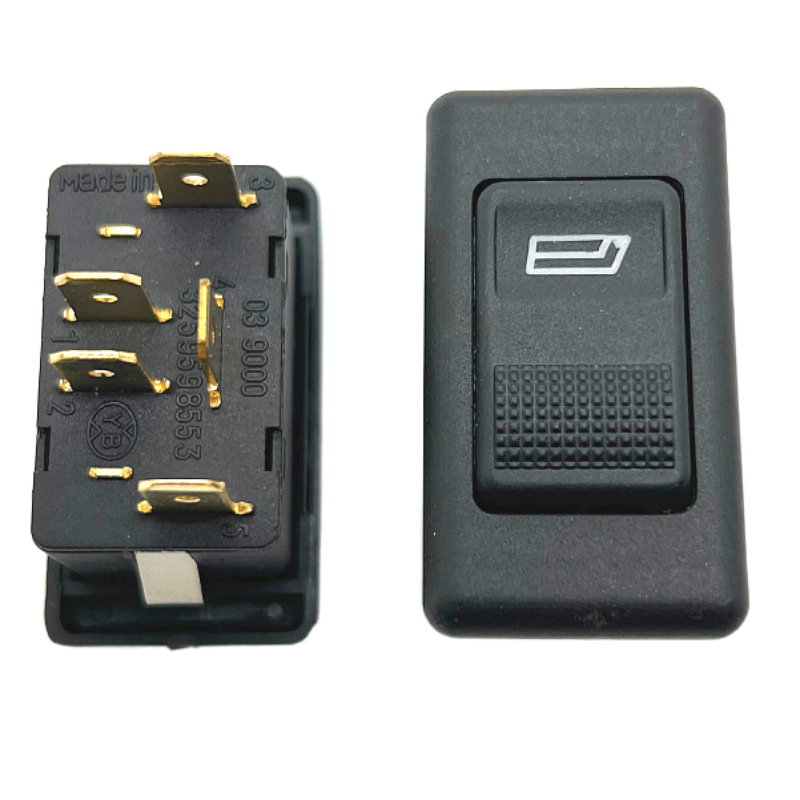 铜脚汽车门窗玻璃按钮 电动升降器开关 车窗升降开关玻璃升降开关