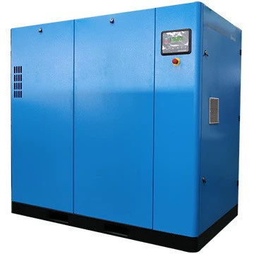 High power permanent magnet variable frequency air compressor large two-stage compression high pressure air pump industrial Screw Air Compressor (Hava kompressorları) - 75kw-power-frequency
