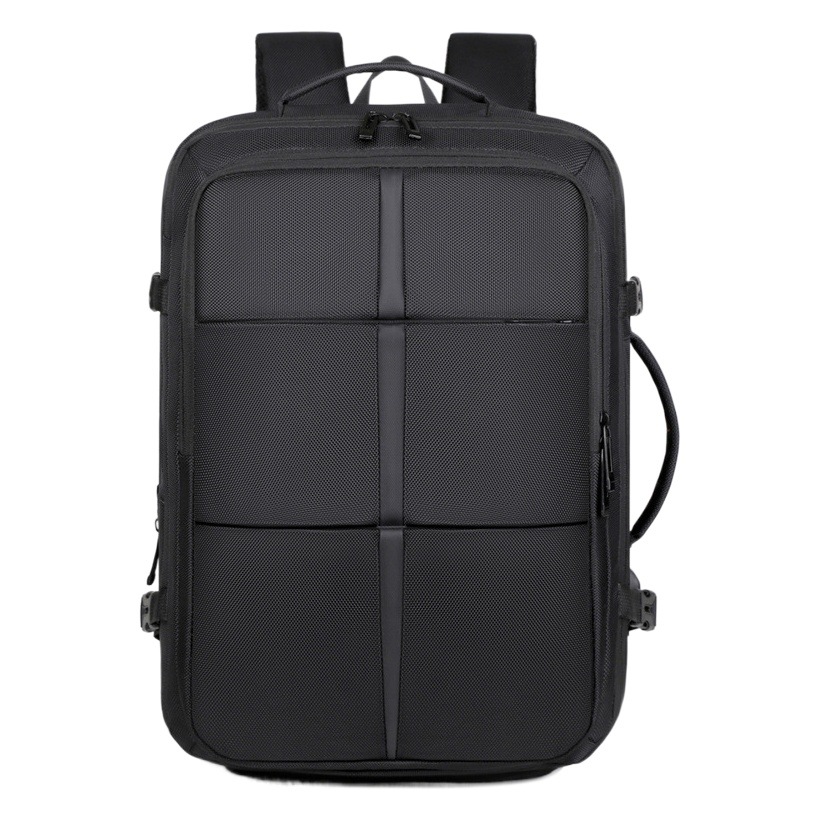 Business Expansion Large-Capacity Computer Bag for Business Trips, Men's Independent Shoe Compartment Travel Bag, Men's Backpack, Oxford Cloth Backpack