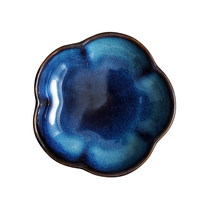 Transfronterizo horno de estilo japonés cambio hogar sabor plato creativo vajilla de cerámica plato pequeño plato de inmersión plato de sushi