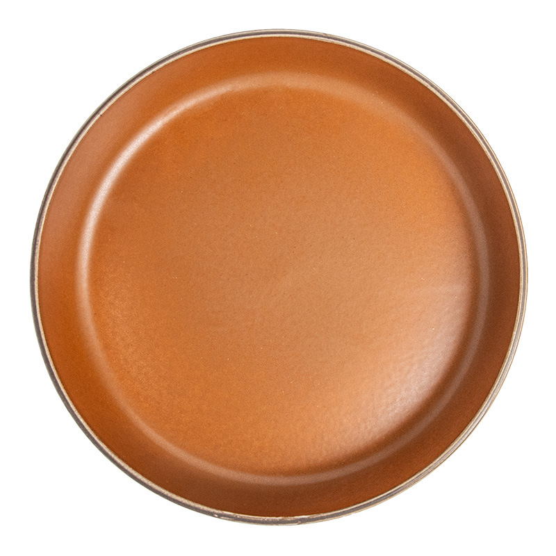 Plato de cerámica retrógrado de alto valor, plato de comida occidental, plato de ensalada, plato de desayuno, plato de pasta