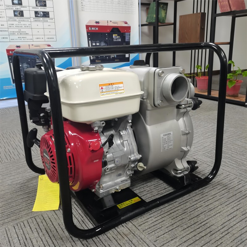 4寸凯汇成品牌采用GX390动力铝合金手启动泥浆泵WT40HX