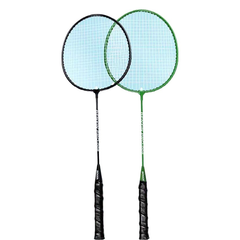 Fuente de fábrica al por mayor transfronteriza minería caliente luminosa de bádminton traje bienes genuinos durable raqueta simple y doble raqueta super luz