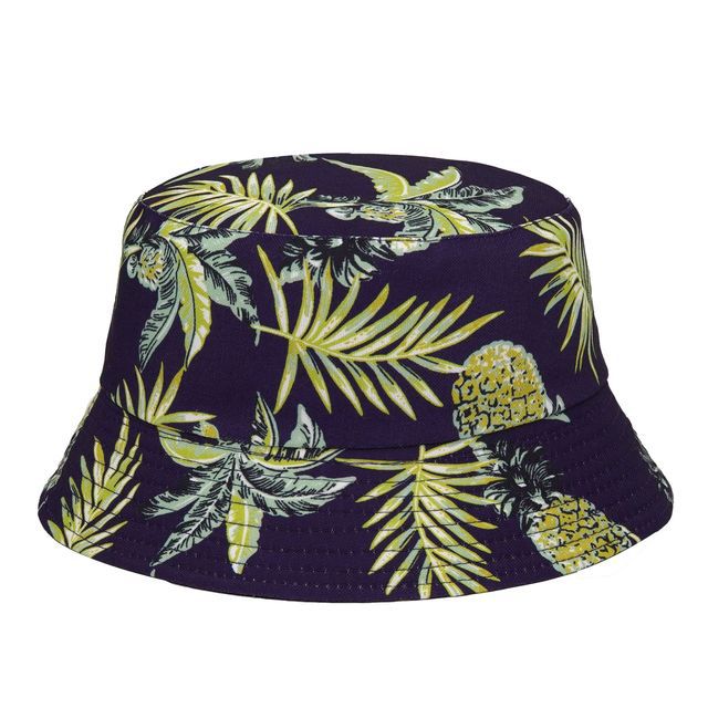 Sombrero de Sol de verano Sombrero de cubo de pato amarillo reversible para hombres