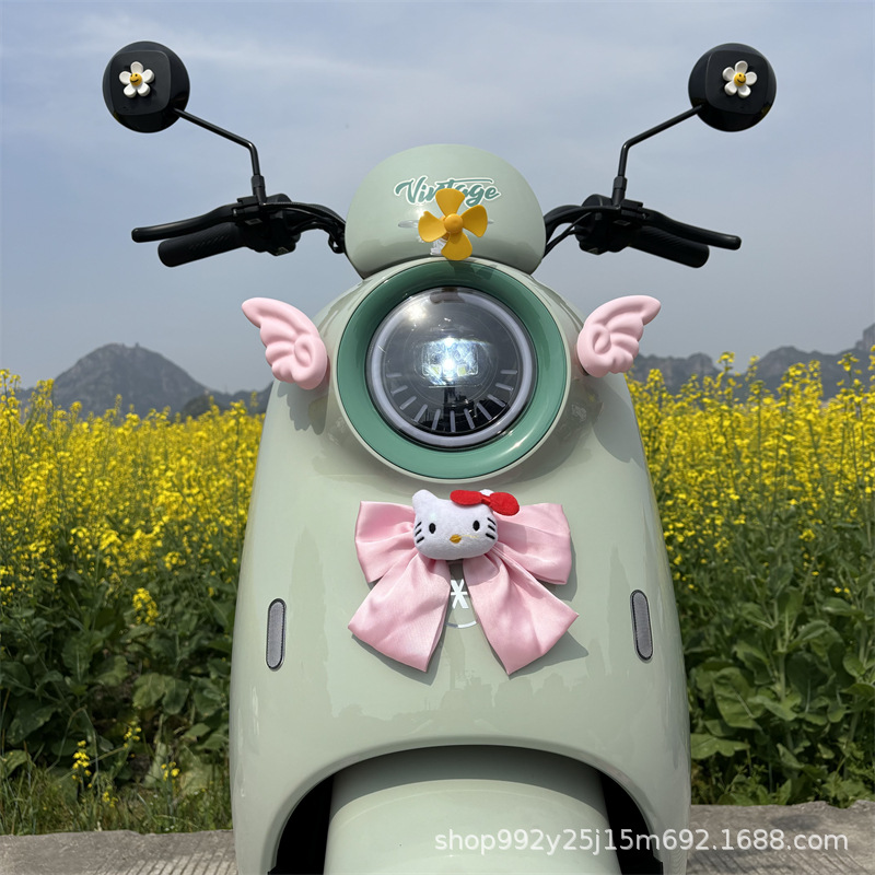 Tailg Accessories Electric Vehicle Decoration Accessories 2025 Niu Electric Car Modification Helmet Stickers Emma Metaverse
