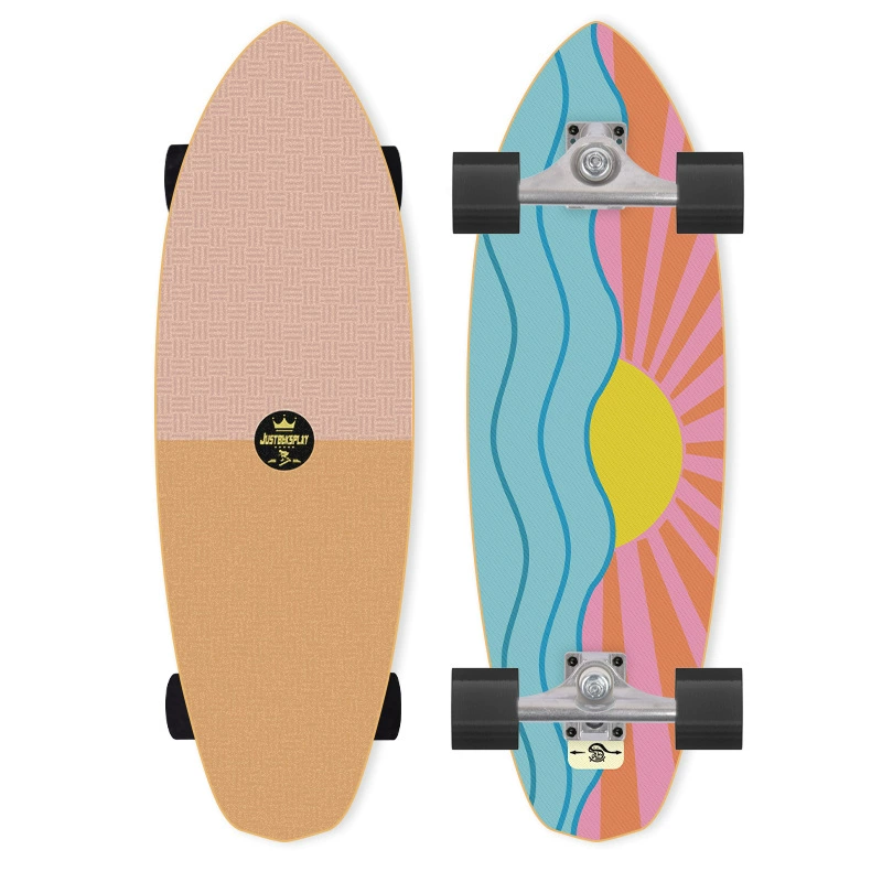 Лед Surfing Board Bridge Spring PU двойное рулевое управление SM Pusher симулятор серфинга скейтборд