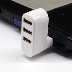 スポット回転ミニusb 2.0 hub 3ポートハブノートパソコン2.0拡張スプリッタ