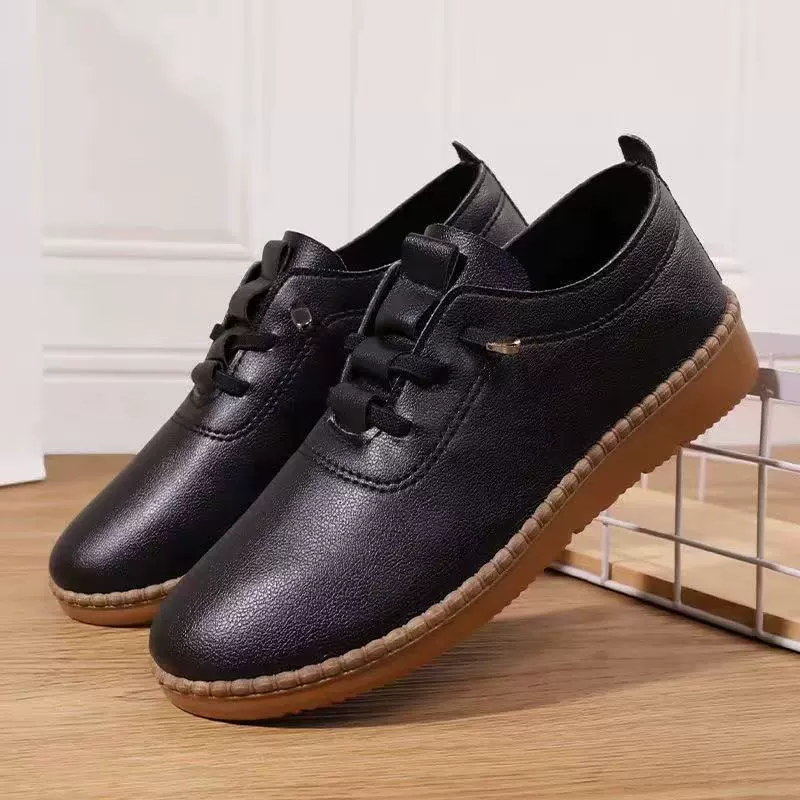 Заводская обувь Весна-Осень 2025. Мокасины для мам, легкие, мягкая подошва, плоские туфли, женские универсальные повседневные туфли.