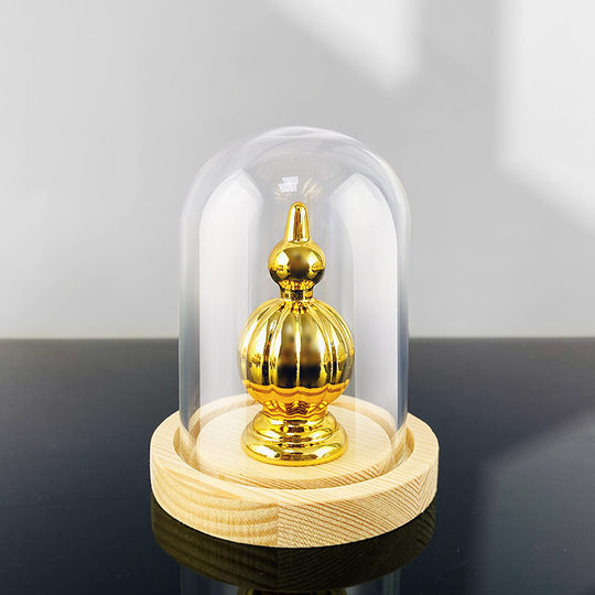 Yongshenghua Glass Cover Display Box Dust Cover Hand Mold Cover Transparent Desktop Decoration Creative Craft Decoration