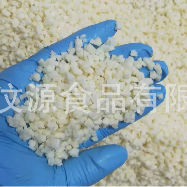 源头工厂出口冷链速冻蒜丁4mm*4mm冷冻蒜丁