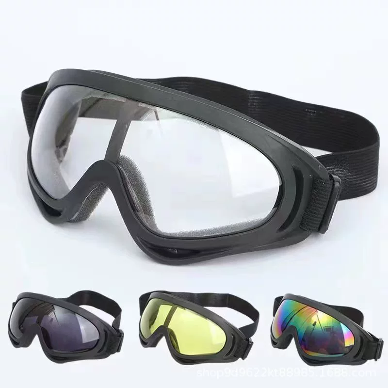 Уличные очки велосипедные мотоциклетные спортивные очки X400 ветрозащитные песочные вентиляторы тактическое снаряжение лыжные очки