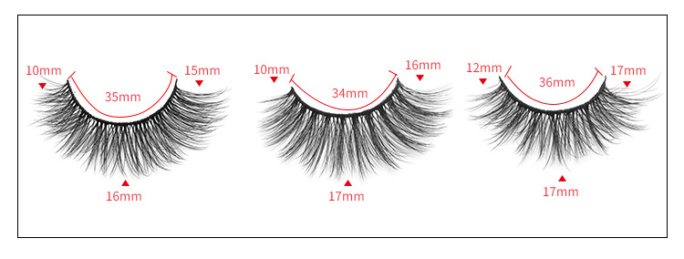 Modern Style Plastic False Eyelashes 1 Set display picture 1