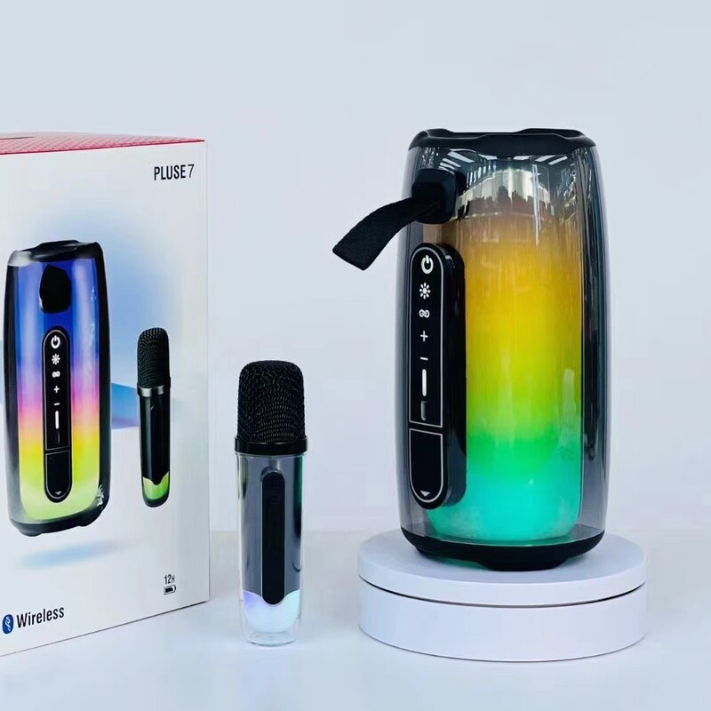 国境を越えた新しい PLUSE7 Huaqiangbei ポータブル ワイヤレス Bluetooth スピーカー ホーム オーディオ ミニ コンピューター カラオケ オーディオ|undefined