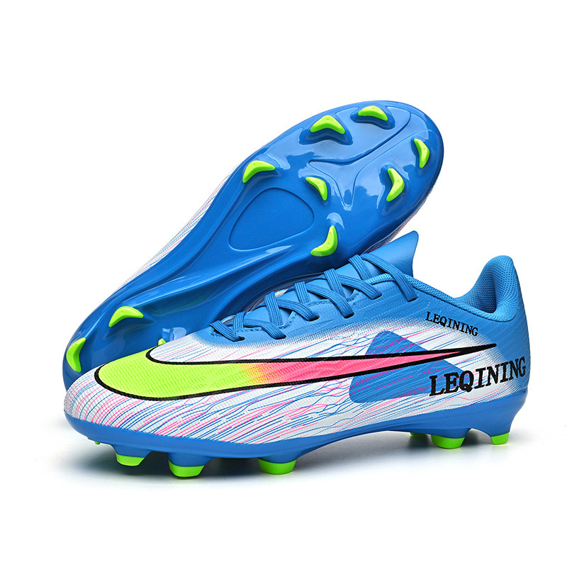 Cross-Border Adult and Youth Soccer Shoes for Students, Men and Women, Tf Cleat Soccer Shoes, Non-Slip Ag Long Spike Style, Wholesale for Foreign Trade Cross-Border Adult and Youth Soccer Shoes for Students, Men and Women, Tf Cleat Soccer Shoes, Non-Slip Ag Long Spike Style, Wholesale for Foreign Trade