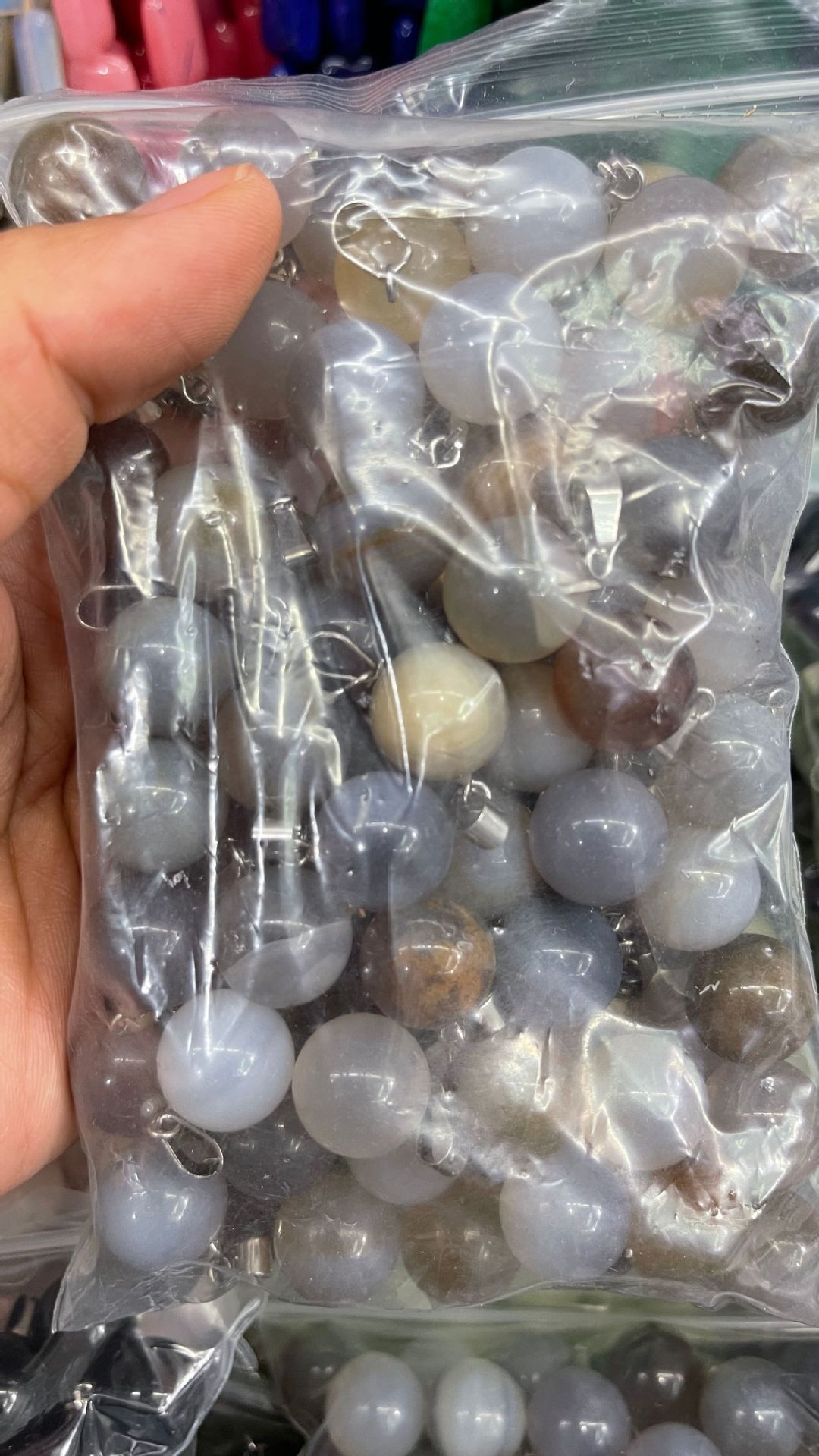 Fashion Ball Crystal Polishing Womenu0027S Pendant Necklace 1 Piece