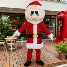 圣诞老人卡通人偶服装行走人偶道具服装圣诞树玩偶服装活动道具