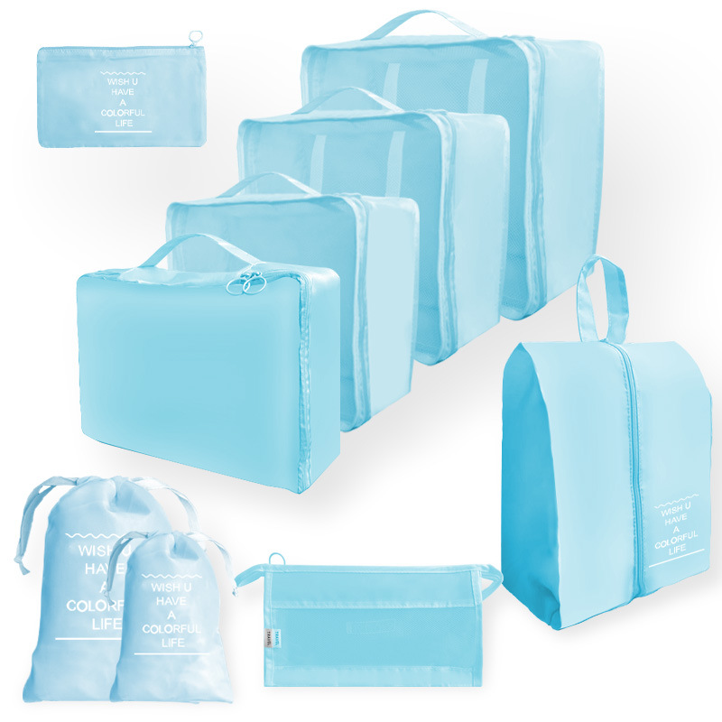 Bolsa de almacenamiento de viaje transfronterizo juego de cosméticos de lavado digital bolsa de almacenamiento subpaquete ropa zapatos bolsa de lona