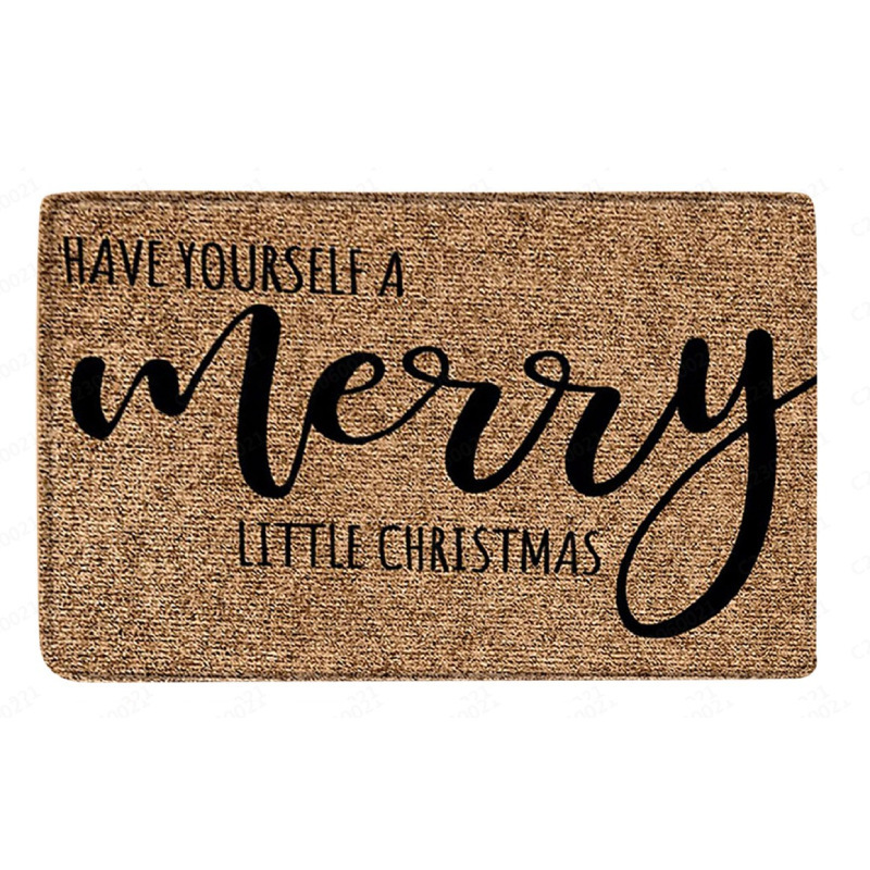 hauska teksti ovenmatto sisäänkäynti kukkapainatus tahrankestävä lattiamatto kotitalouksien liukumaton lattiamatto tukkumyynti_voghion.com