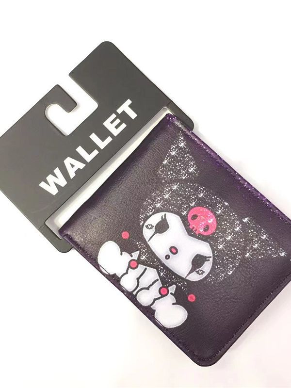 Coolomi PVC cremallera corta cartera Yugui perro melodía titular de la tarjeta clave caso monedero KT bolsa