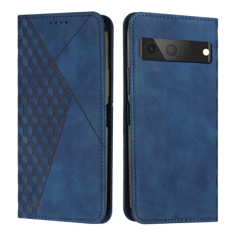 Suitable for Google Pixel 7 Diamond Skin-feeling Mobile Phone Leather Case Pixel7Pro Strong Magnetic Pair-suction Shell