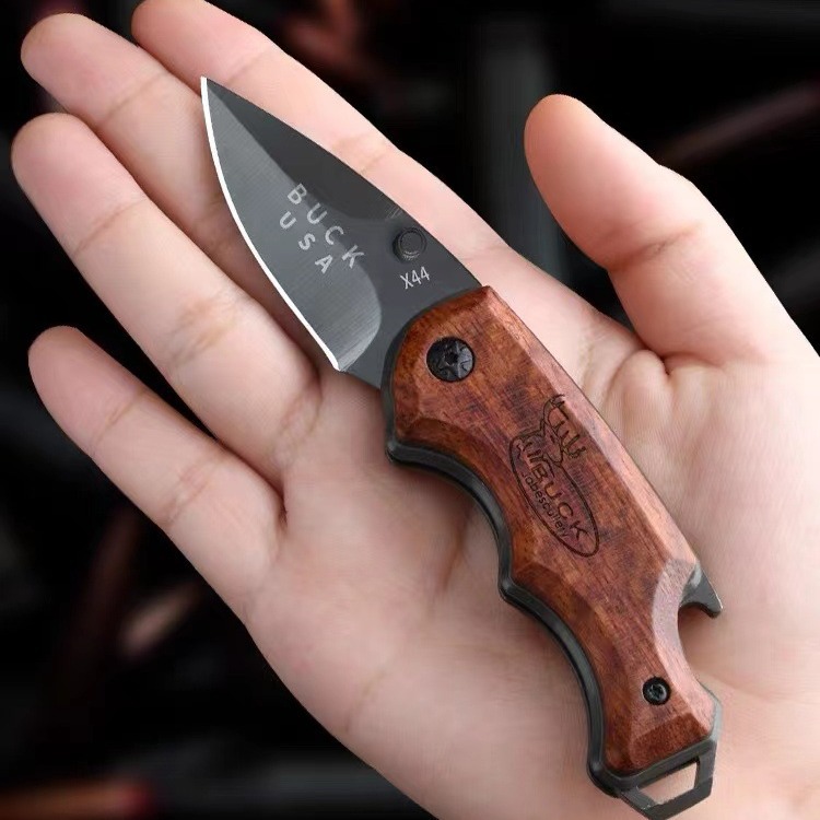 户外刀具X44水果刀折叠刀便携无锁折刀EDC迷你小刀野外多功能刀具