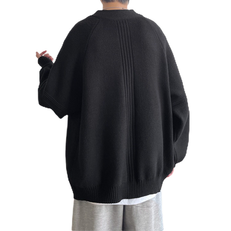 Explosiones transfronterizas de tamaño europeo suéter de cremallera doble chaqueta cardigans chaqueta suéter de punto fábrica de negocios al por mayor