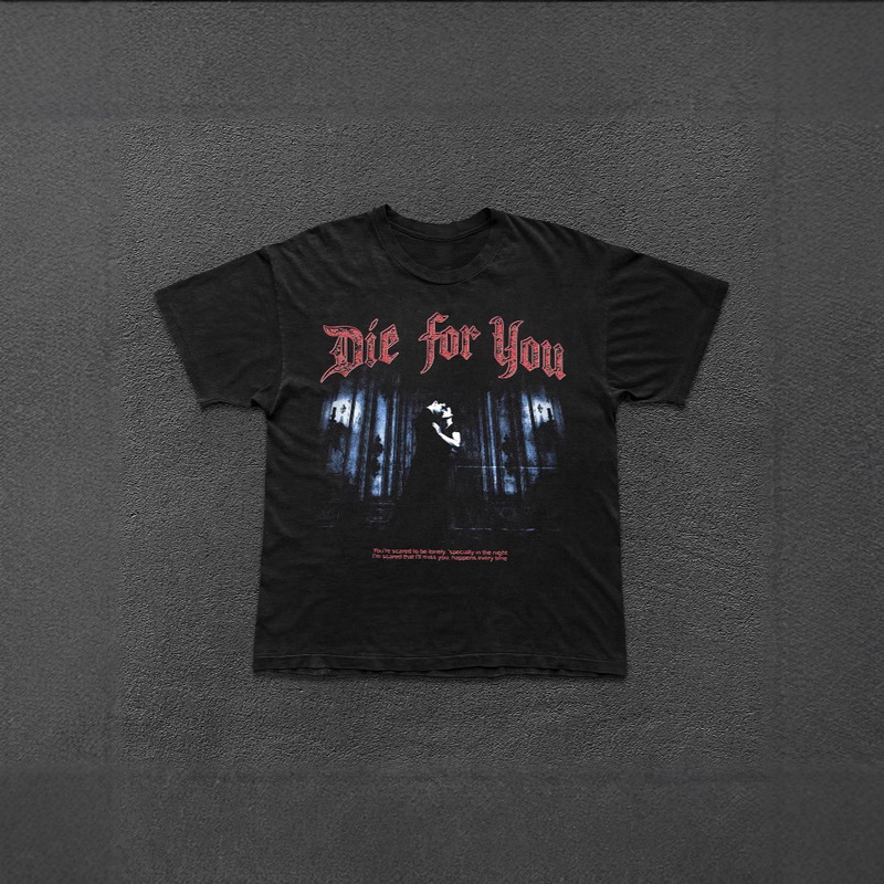 Vintage Harajuku Connector Hip-Hop T-Shirt American Gothic Rock Short Sleeve Top Mood Girl Crewneck Crop Top