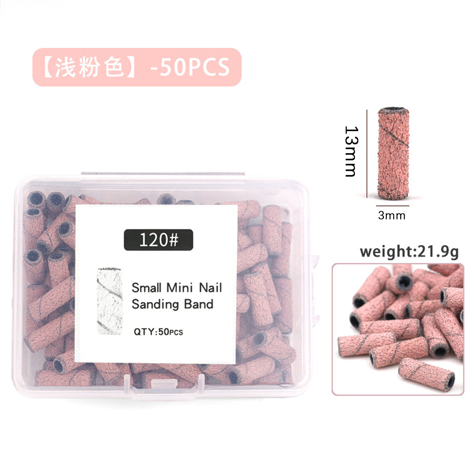 [el mismo precio bajo] transfronterizo 3mm manicure pequeño anillo de arena tallado y molienda de la piel muerta preprocesamiento mini anillo de pulido de arena