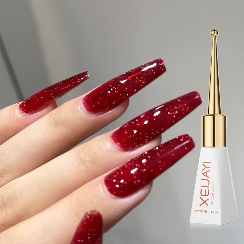 Net red flash glass red diamond glue broken diamond nail polish glue crystal bright powder light therapy nail salon professional Net red flash glass red diamond glue broken diamond nail polish glue crystal bright powder light therapy nail salon professional