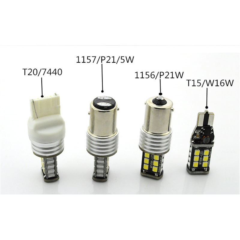 (2개) 자동차 LED 반전 빛 슈퍼 밝은 불량 빛 LED 슈퍼 밝은 반전 빛 수정 독수리 눈 보조 빛 T15T201156