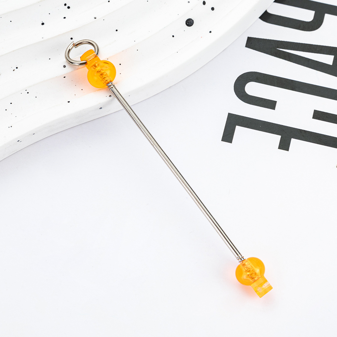 Nuevo DIY de cuentas hechas a mano bastón de cuentas creativo llavero de cuentas accesorios colgante cremallera decoración de cuentas