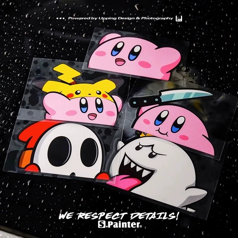 Автомобильная наклейка Nintendo Star Kobby Марио личность креативный мультфильм милый автомобиль наклейка электрический декор мотоцикла