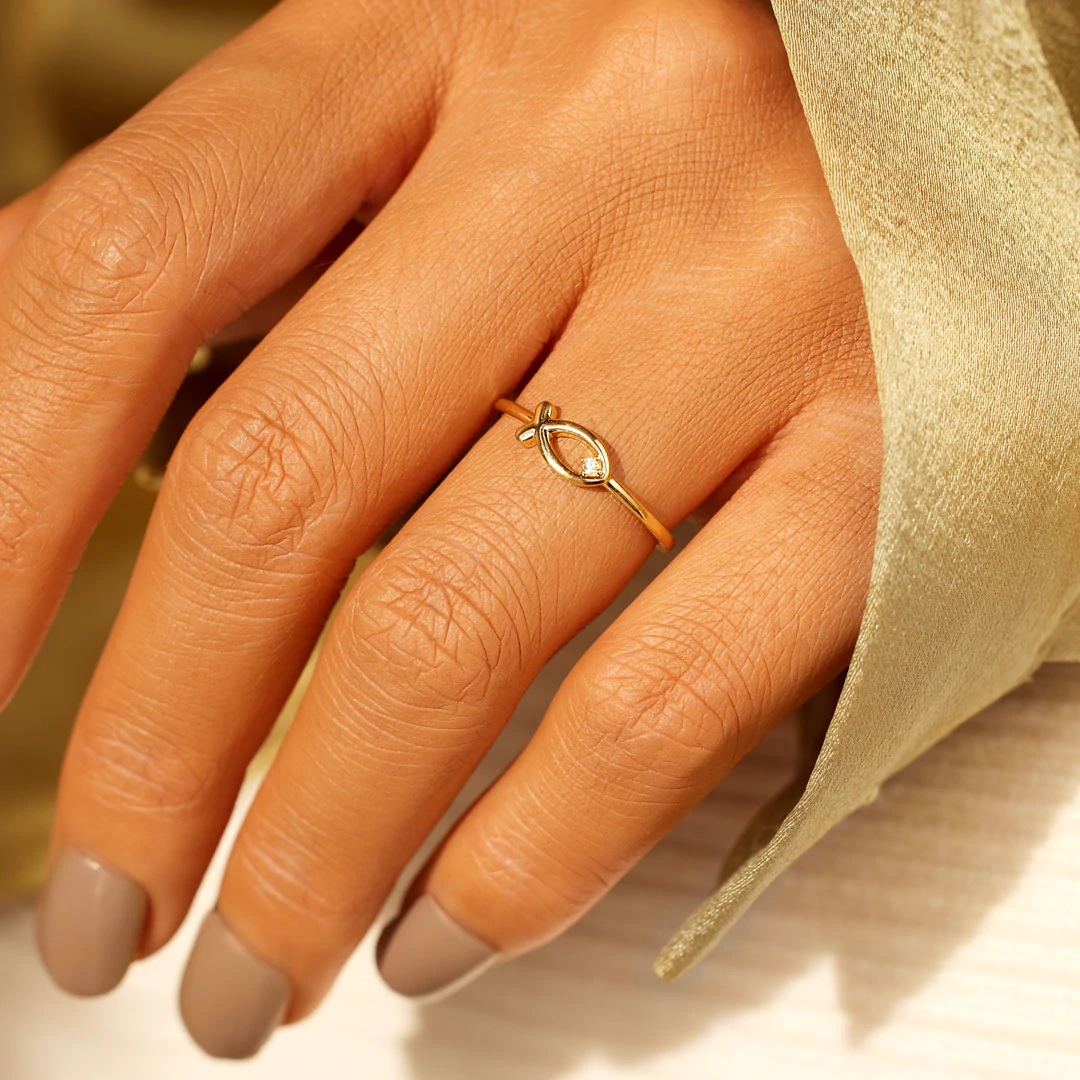 925 Sterling Silver Material 925 Sterling Silver Fish Rings 925 Sterling Silver Rings