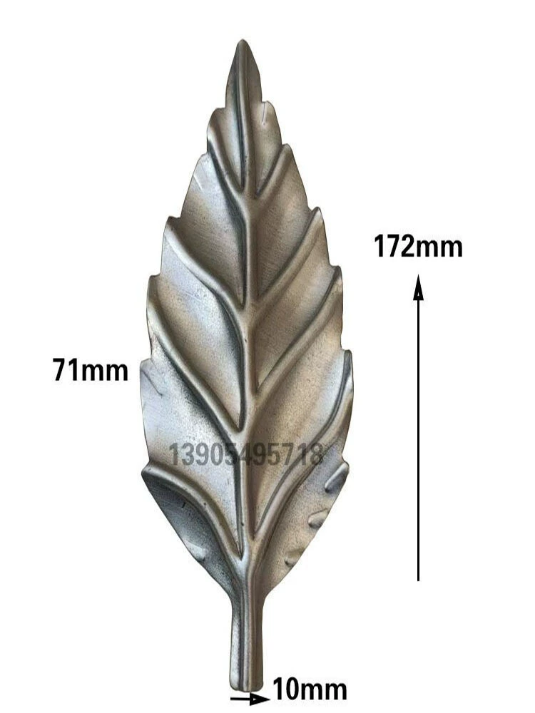 Аксессуары из кованого железа, тисненые листья, аксессуары для ограждений, листья винограда, цветочные детали, сварные ворота, забор, лестницы