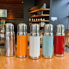 High-looking 316 stainless steel thermos cup for women, personalized retro trendy coffee cup, cross-border water cup, simple tumbler