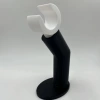 Black base + white hook