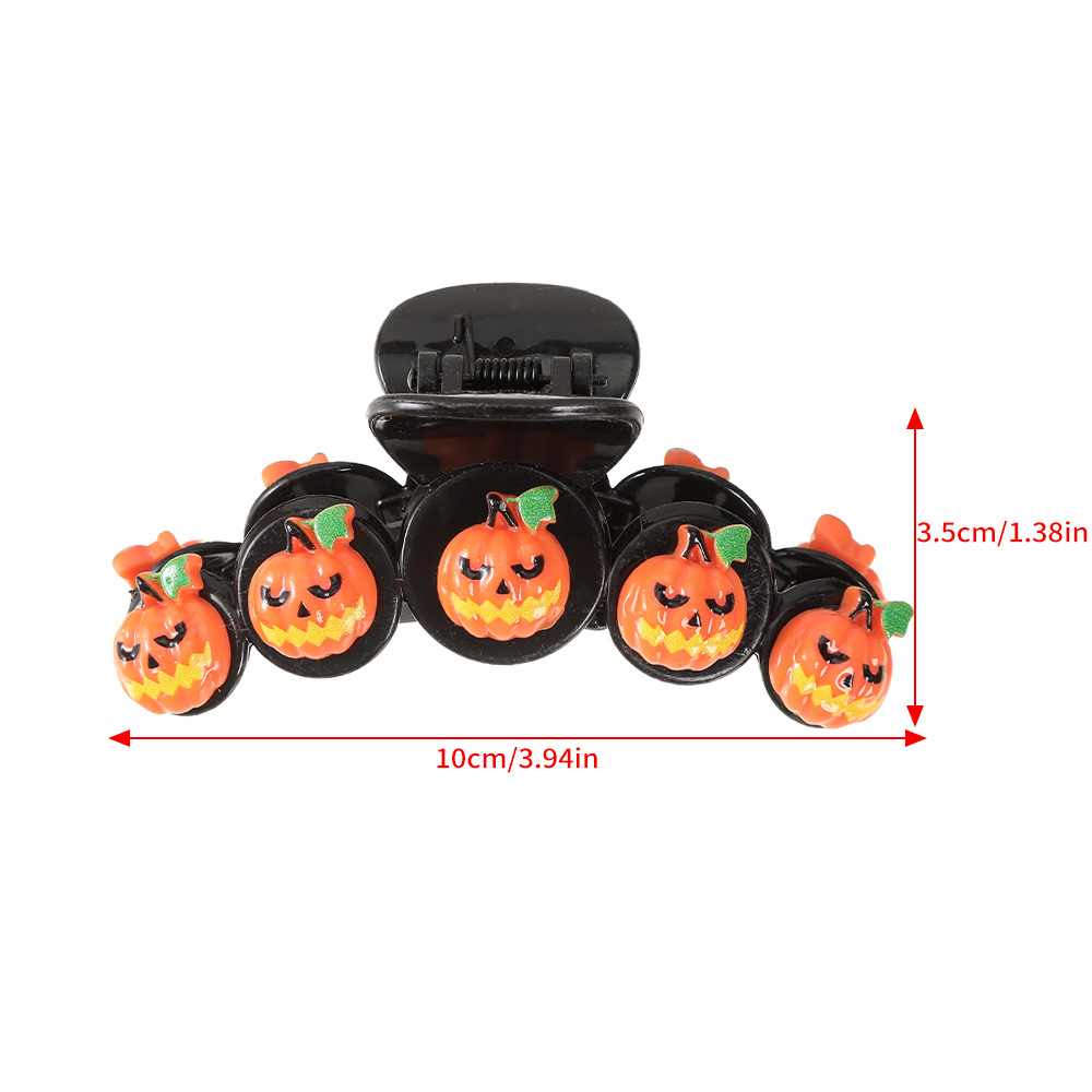 Fantasy and Strange Orange Pumpkin Magic Wizard Hat Children's Bizarre Hairpin Party Cute Hair Accessories_voghion.com
