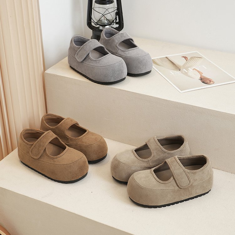 Extremely stylish height-increasing full-coverage Birkenstock shoes for women, 2026 new spring model, thick-soled Mary Jane shoes, versatile loafers