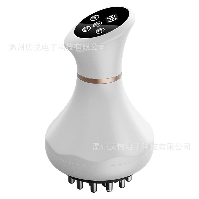 新款电动经络刷全身通用按摩刷疏通筋络揉肚子背部刷腿部刮痧仪器|undefined