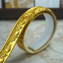 欧式pvc线条自粘石膏线背景墙装饰条镜子相框包边条画框边框条pu