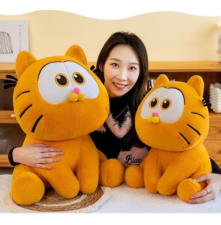 Plus-size cat plush toy, stuffed animal, sitting cat doll, children's birthday gift, movie merchandise wholesale