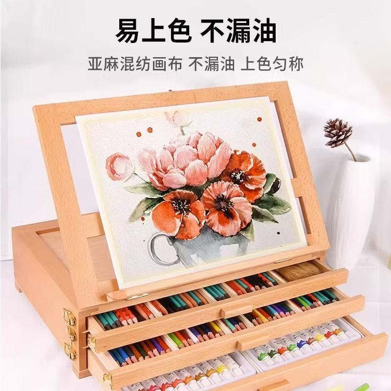 メーカー卸売り紙面油絵板児童アクリル画板小キャンバス板絵の具布板は額縁の油絵を持っていない|undefined
