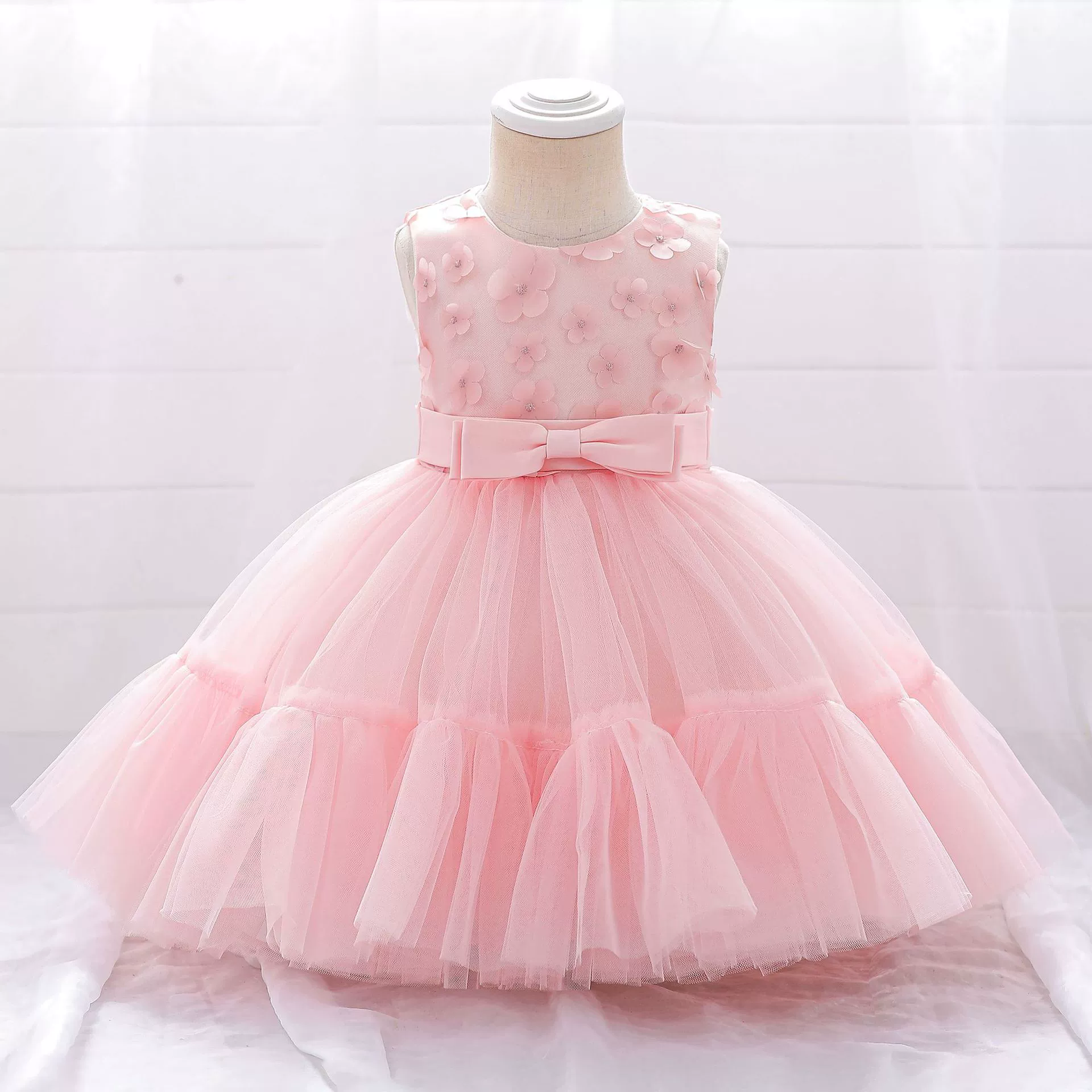 Flower girl dress, small princess costume girl's, for import
