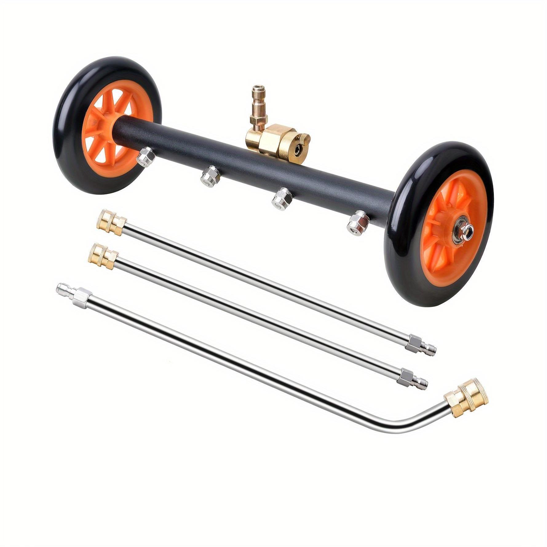 亚马逊 高压清洗机车底清洗器水扫帚16英寸两用表面清洁器4000psi